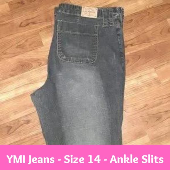 YMI Denim - YMI Jeans - Size 14 - Slits on Ankles
